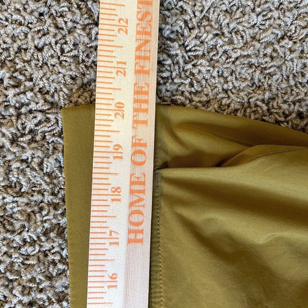 ATHLETA Size 20 Brooklyn Ankle Pants Yellow/Gold Lightweight - Picture 9 of 9
